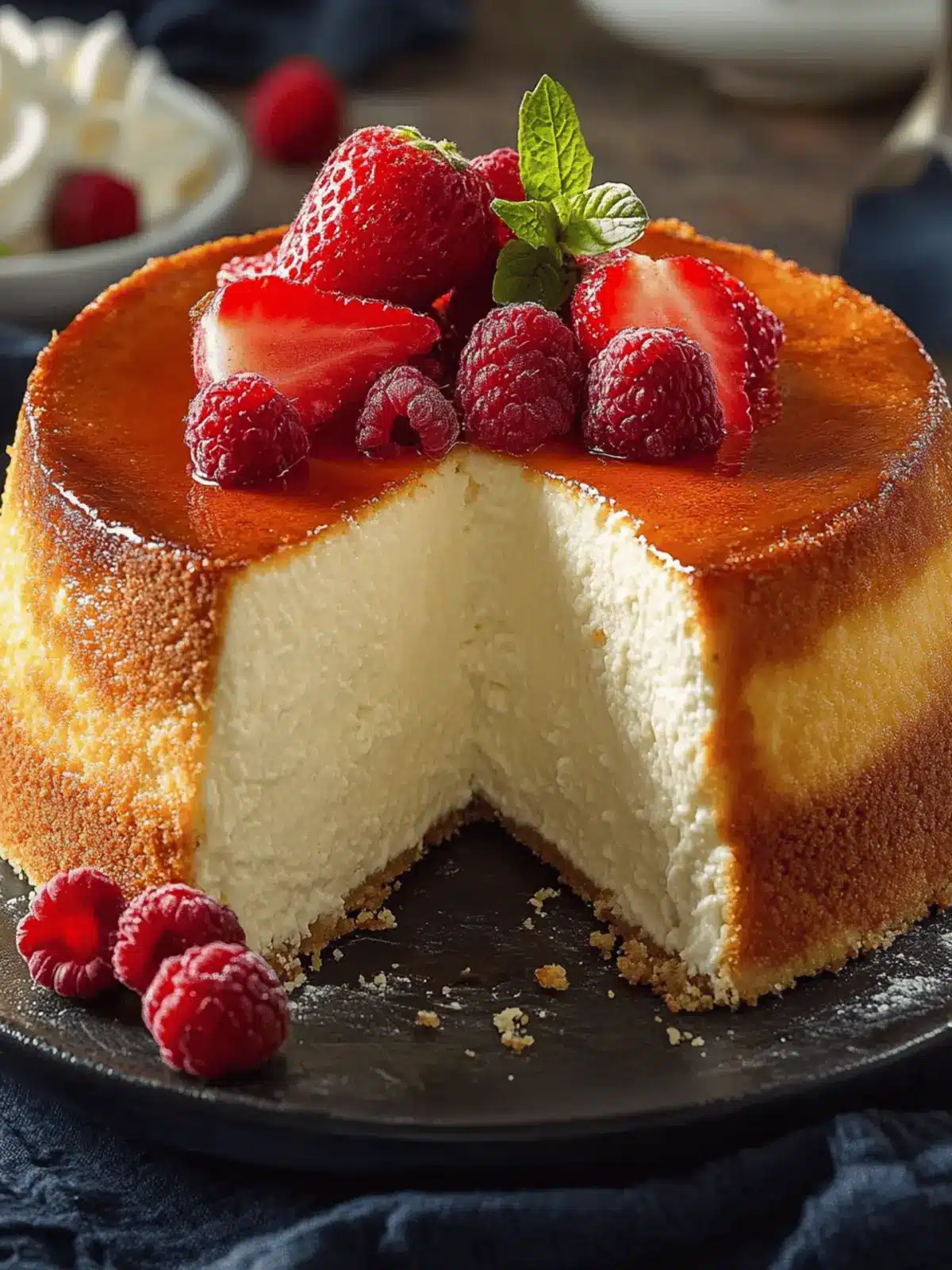 Indulge in Cheesecake with a Tender Pound Cake Center Today 4 Cheesecake with a Tender Pound Cake Center