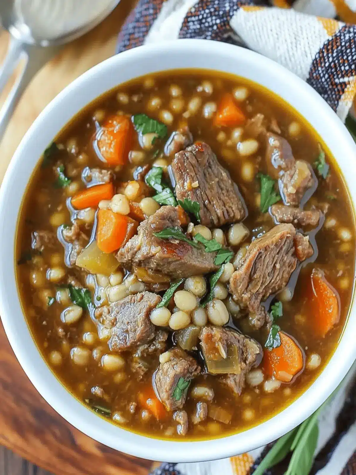 Cozy Up with Crockpot Beef Barley Soup in No Time 5 Crockpot Beef Barley Soup