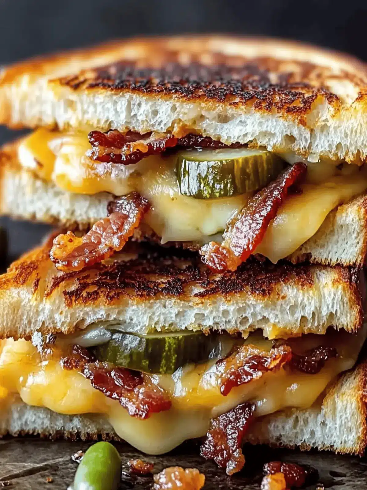 Dill Pickle Bacon Grilled Cheese: Your New Comfort Food Crush 3 Dill Pickle Bacon Grilled Cheese