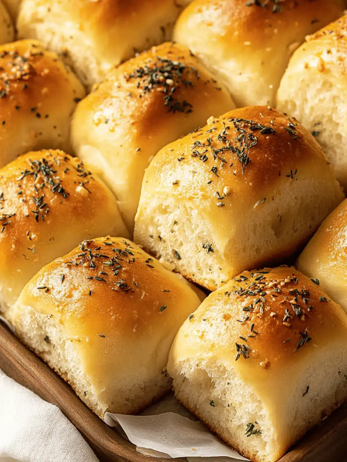 Buttery Herb Parker House Rolls: Soft, Golden, Fresh & Irresistible 2 Buttery Herb Parker House Rolls : Soft, Golden, and Fresh from the Oven