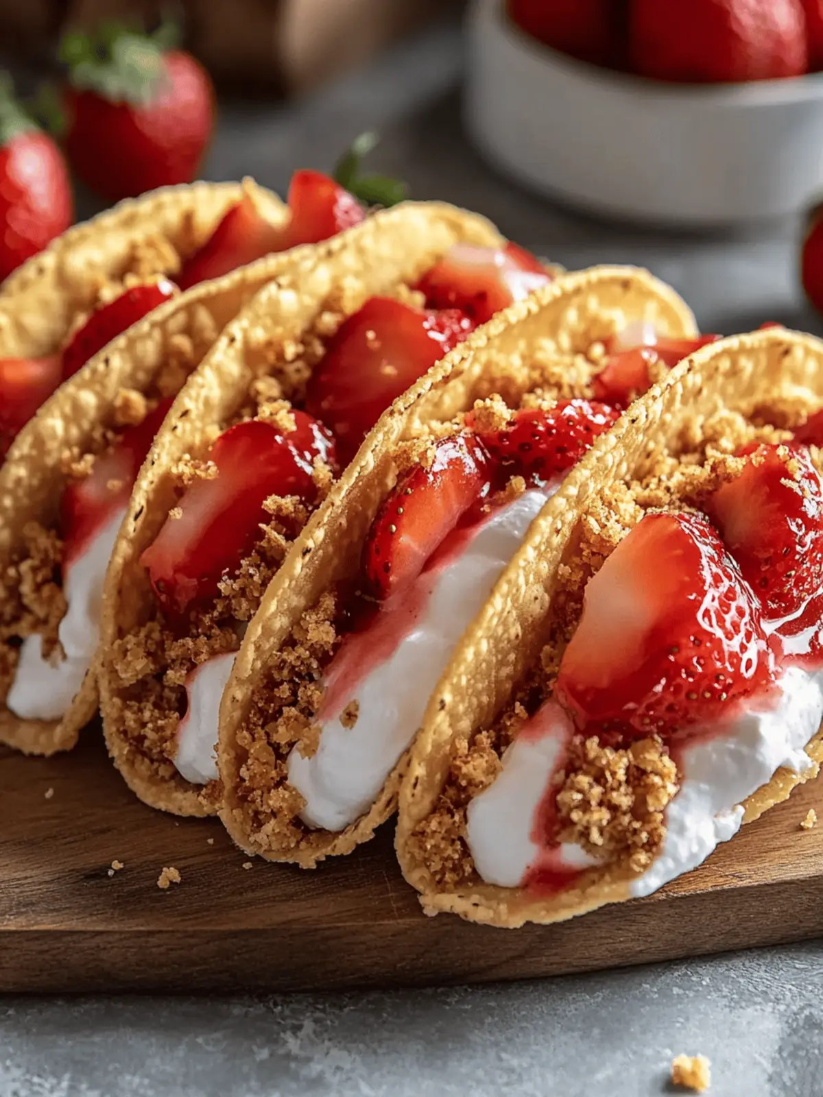 Strawberry Crunch Cheesecake Tacos Everyone Will Love 4 Strawberry Crunch Cheesecake Tacos