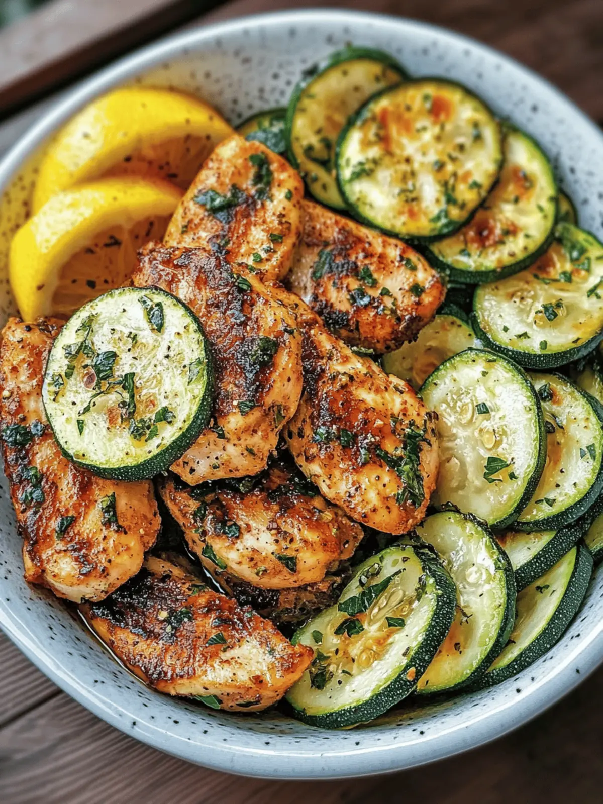 Juicy Asado Chicken with Refreshing Lemon Zucchini Sauté 5 Asado Chicken with Lemon Zucchini Sauté
