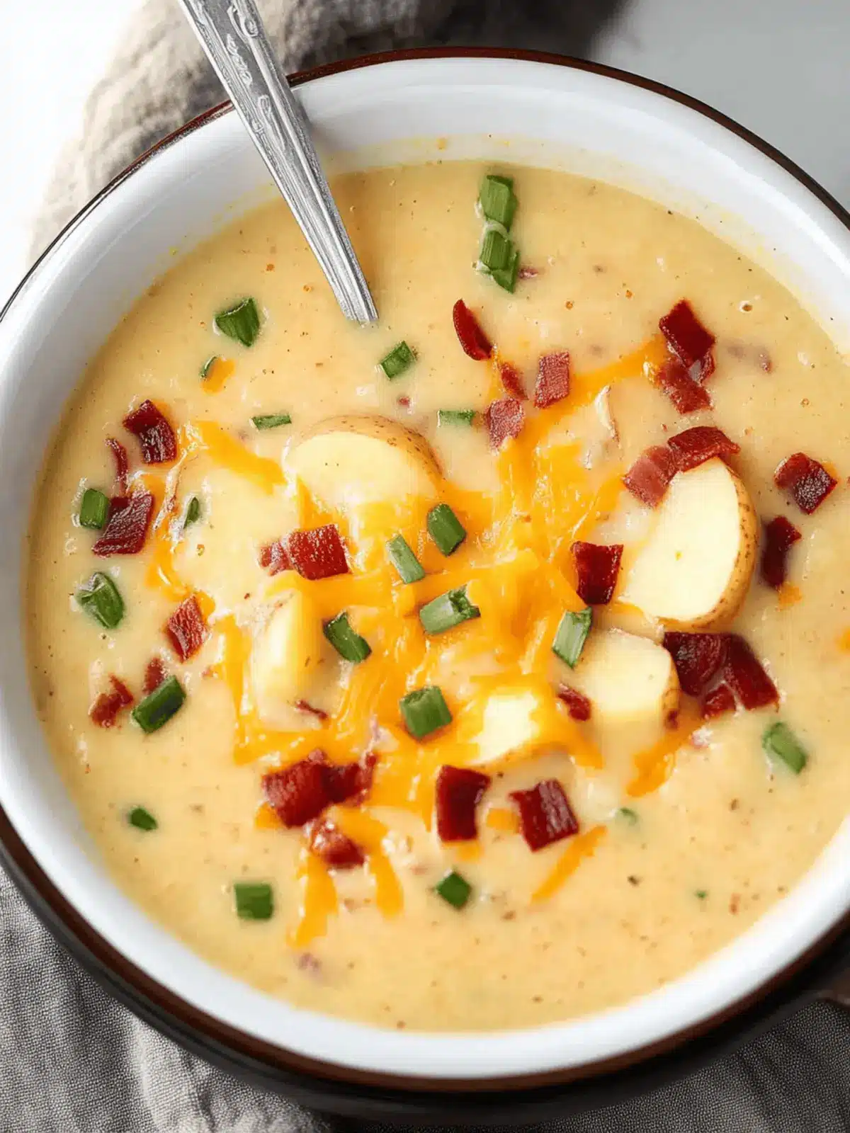 Crockpot Loaded Potato Soup: Comfort in Every Spoonful 5 Crockpot Loaded Potato Soup