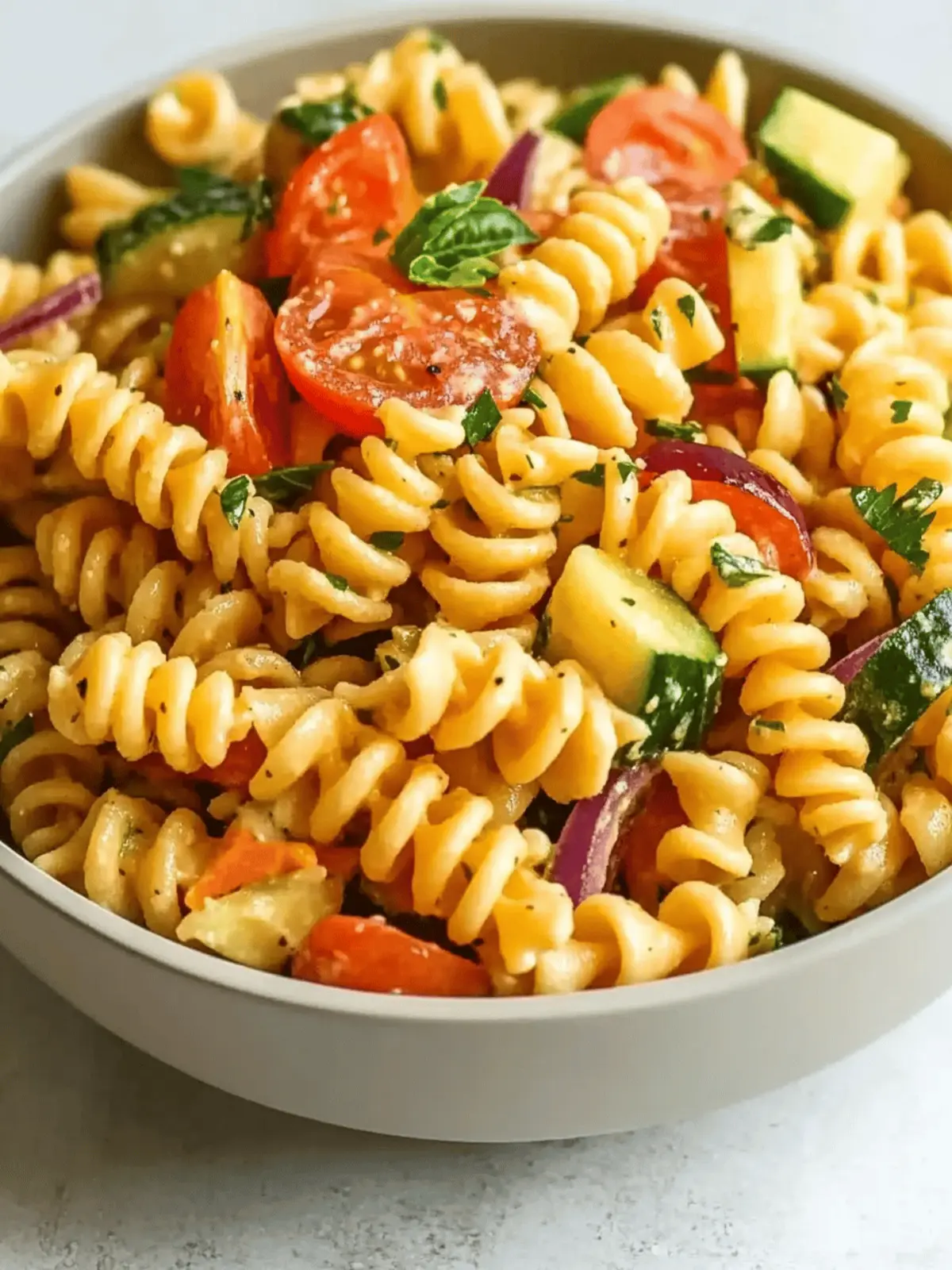 Zesty Supreme Pasta Salad: Quick, Refreshing Delight at Home 4 Zesty Supreme Pasta Salad