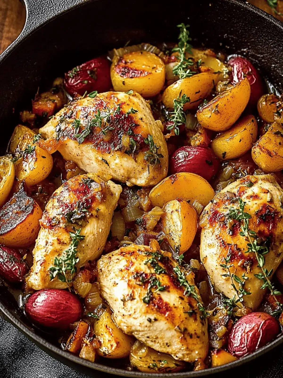 Autumn Harvest Chicken Skillet: Cozy One-Pan Dinner Magic 5 Autumn Harvest Chicken Skillet