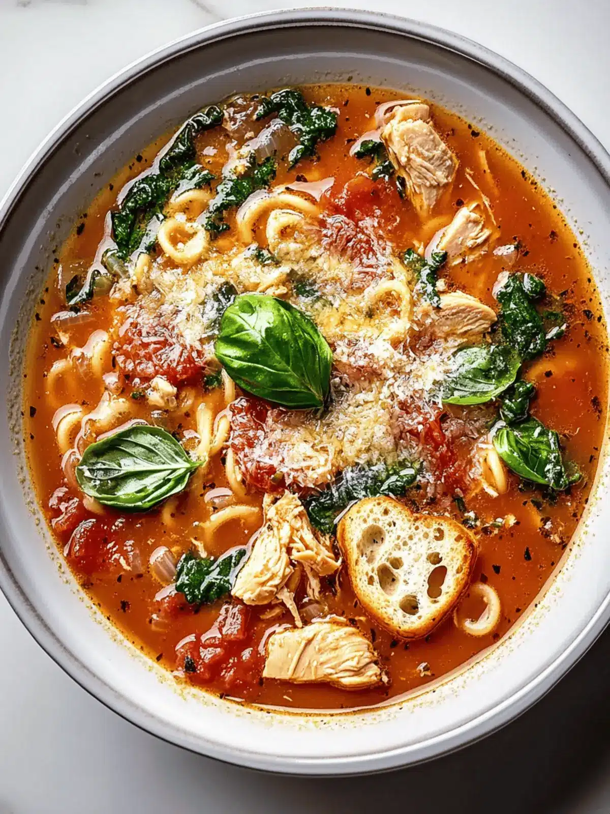 Chicken Parmesan Soup: Comfort in Every Spoonful 4 Chicken Parmesan Soup