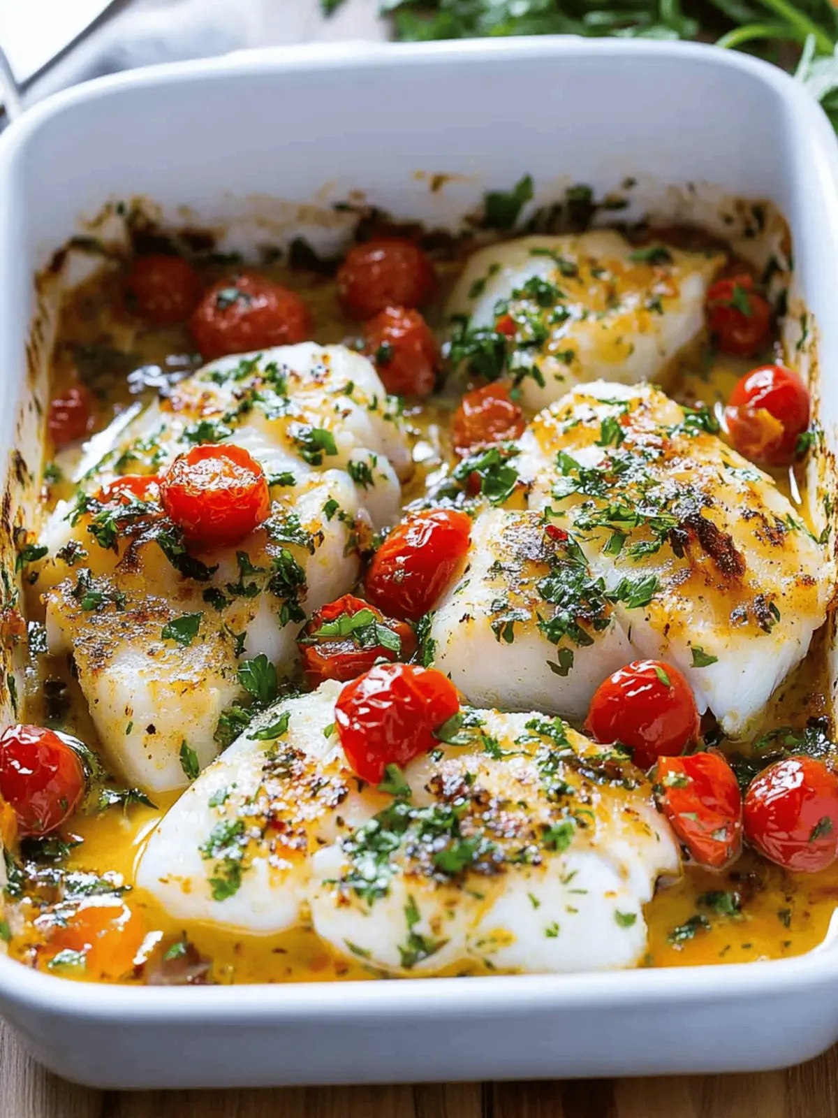 Best Baked Cod with Irresistible Tomato Herb Butter 2 Best Baked Cod