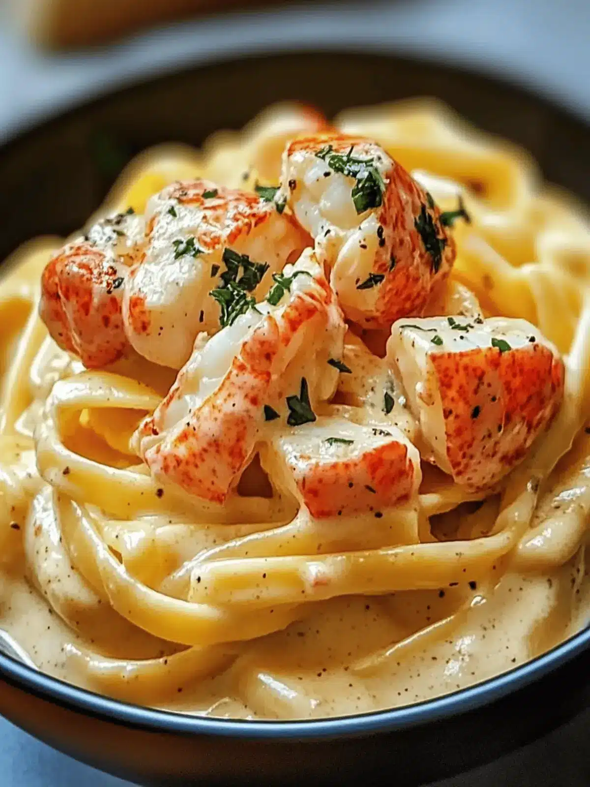 Lobster Pasta in Creamy Alfredo Sauce for Quick Luxury at Home 4 Lobster Pasta in Creamy Alfredo Sauce