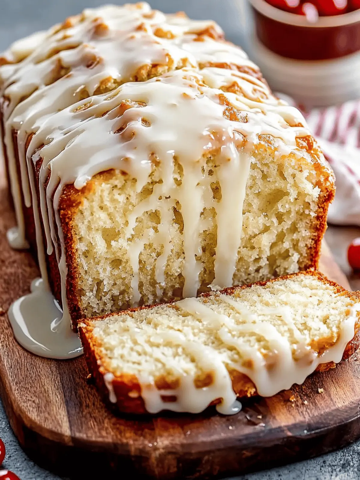 Delicious Eggnog Bread With Glaze for Cozy Holiday Mornings 4 Eggnog Bread With Glaze