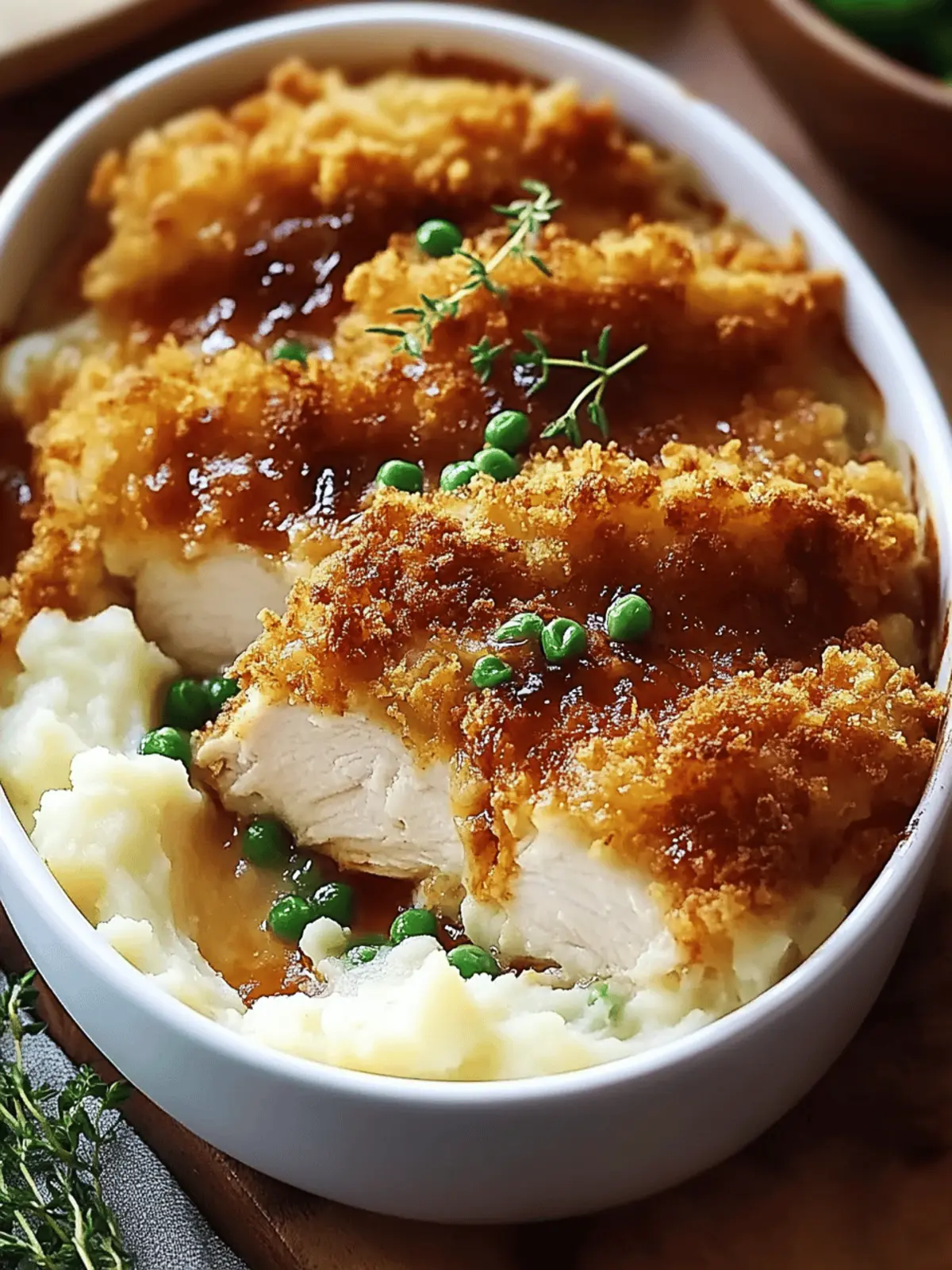 Crispy Chicken & Mashed Potato Casserole You’ll Love Tonight 4 Crispy Chicken & Mashed Potato Casserole