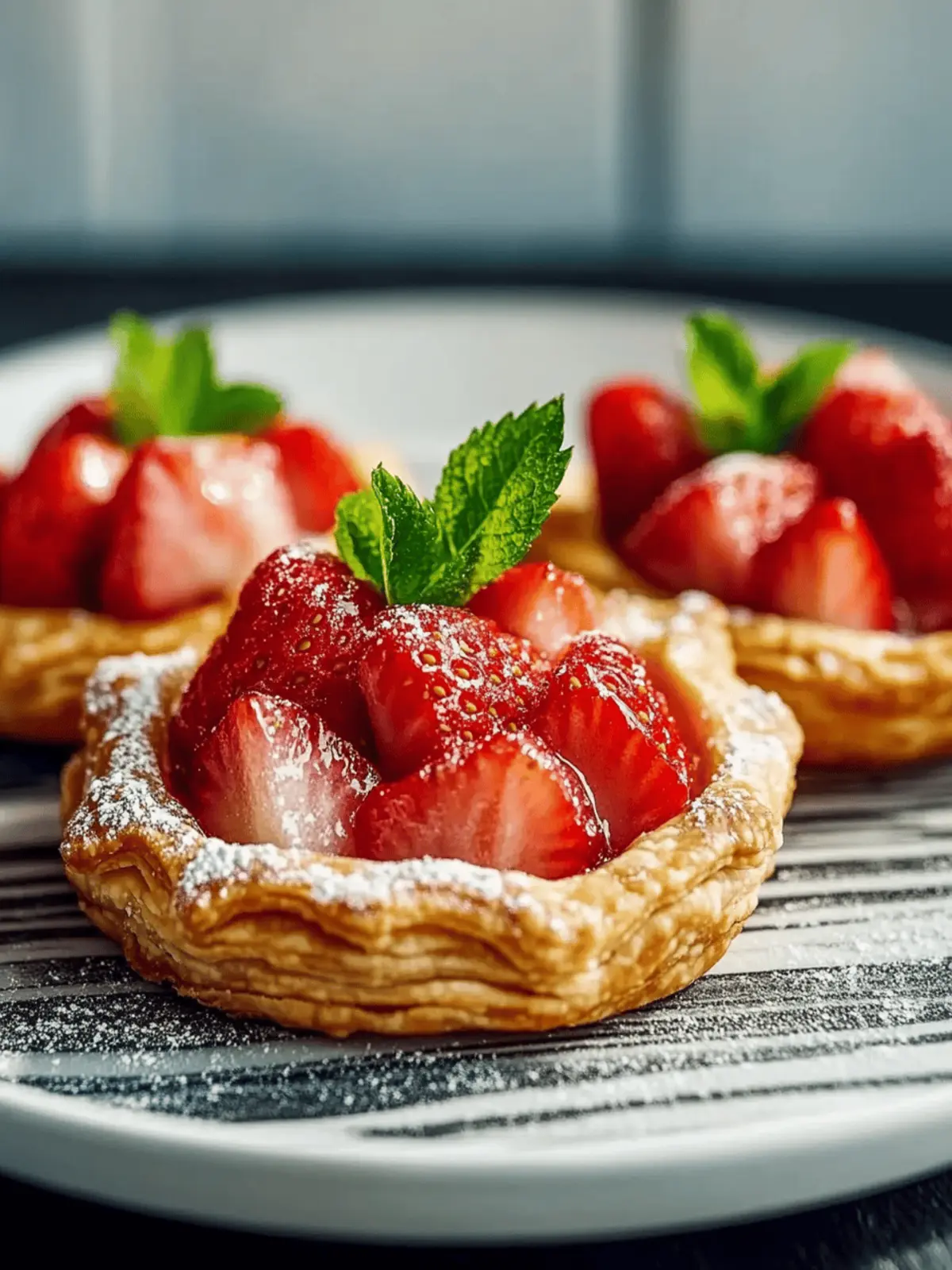 Mini Strawberry Rhubarb Galettes: Sweet-Tart Delight Awaits 3 Mini Strawberry Rhubarb Galettes