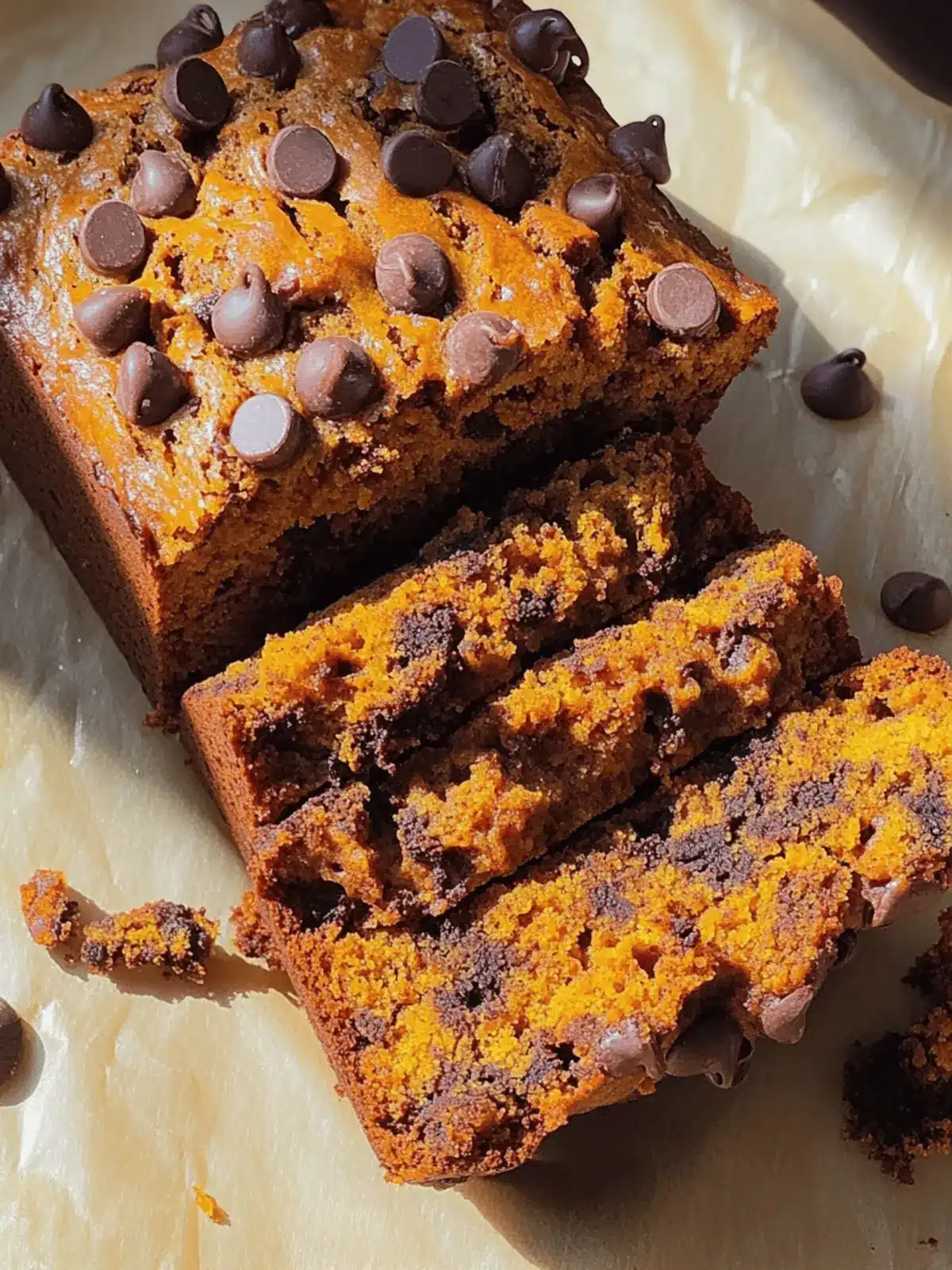 Pumpkin Banana Chocolate Chip Bread Recipe You'll Adore 3 Pumpkin Banana Chocolate Chip Bread Recipe