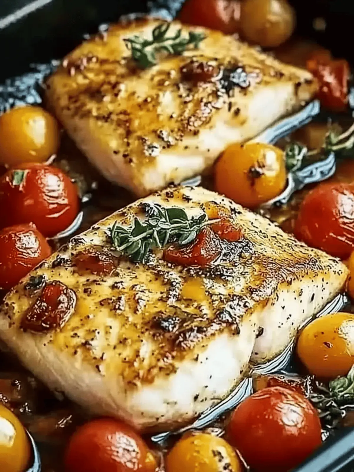 Savor Mediterranean Baked Fish with Colorful Veggies 4 Mediterranean Baked Fish