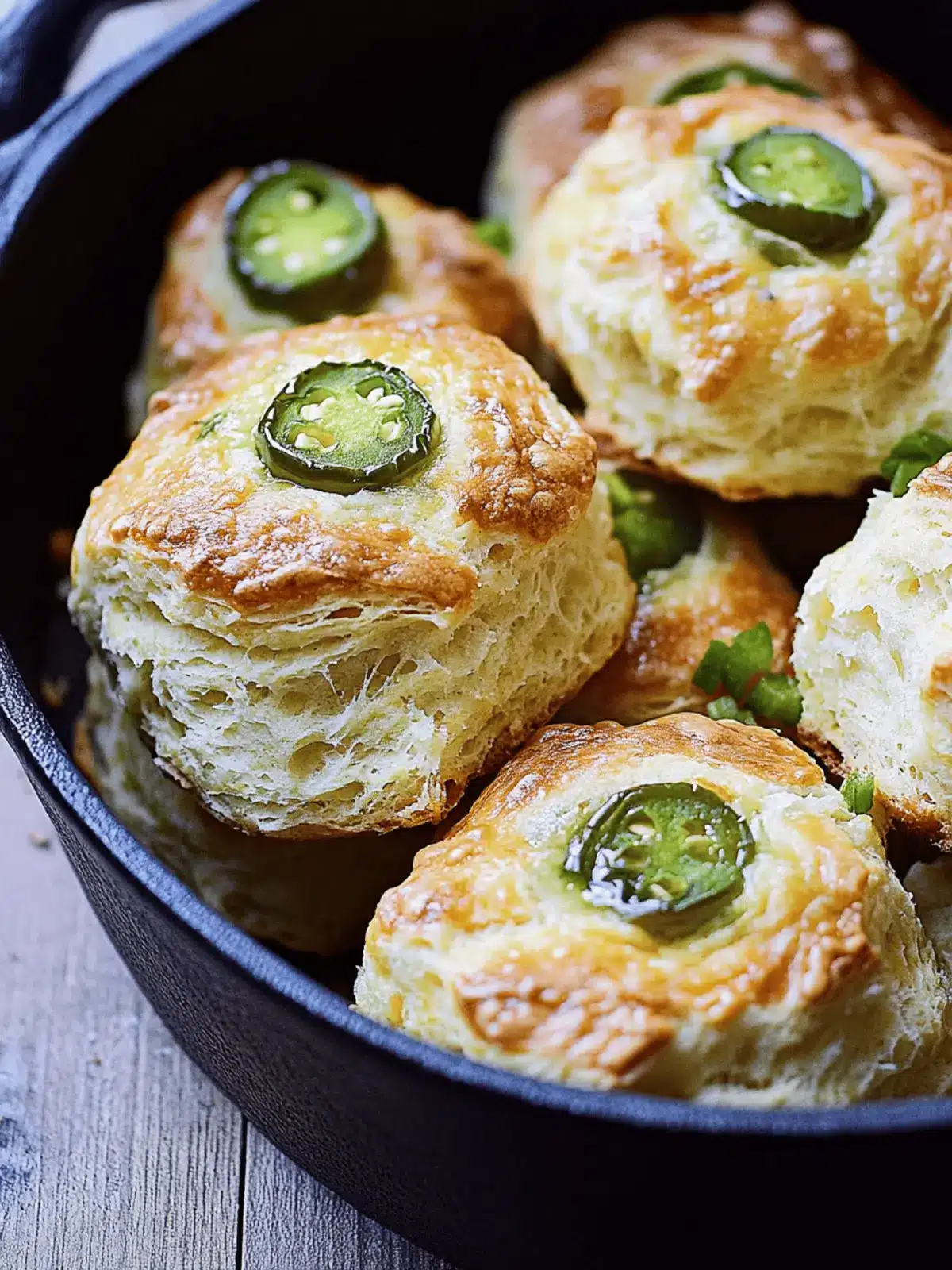 Irresistible Jalapeño Cheddar Biscuits for Ultimate Comfort 3 Jalapeño Cheddar Biscuits