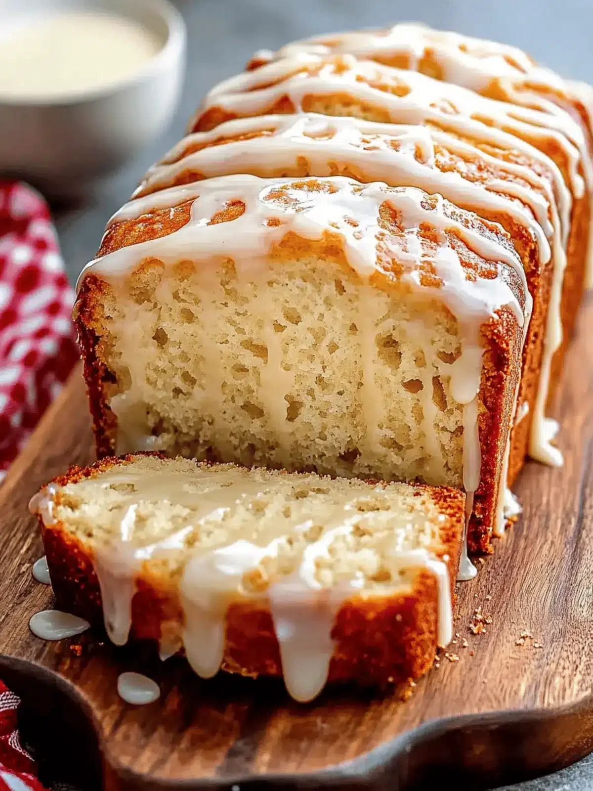 Delicious Eggnog Bread With Glaze for Cozy Holiday Mornings 5 Eggnog Bread With Glaze
