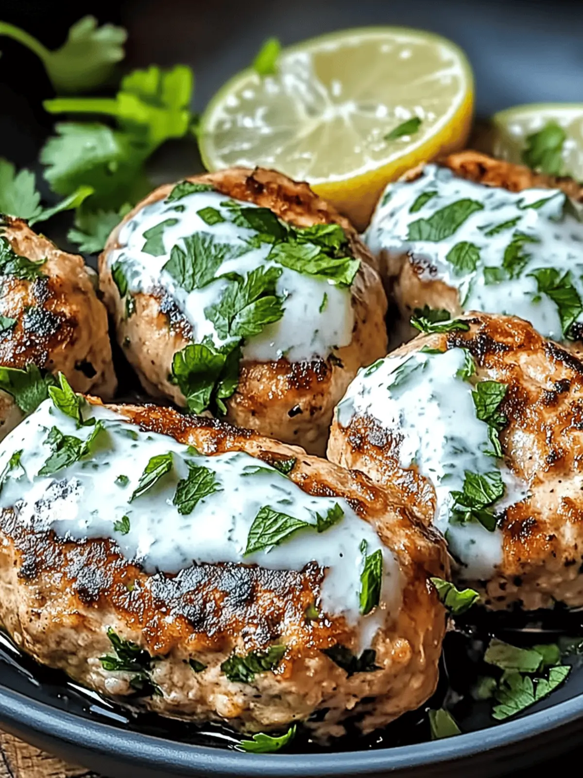 Delicious Chicken Kofta with Garlic Yogurt Sauce in 30 Minutes 5 Chicken Kofta with Garlic Yogurt Sauce