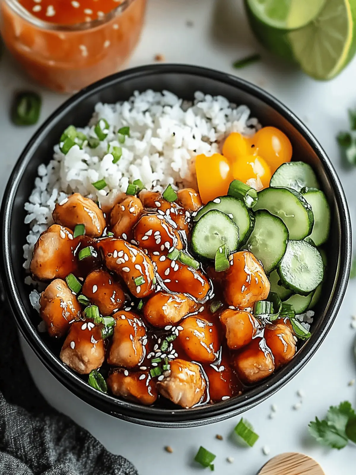 Savory Hot Honey Chicken Bowl for a Flavorful Feast 5 Hot Honey Chicken Bowl