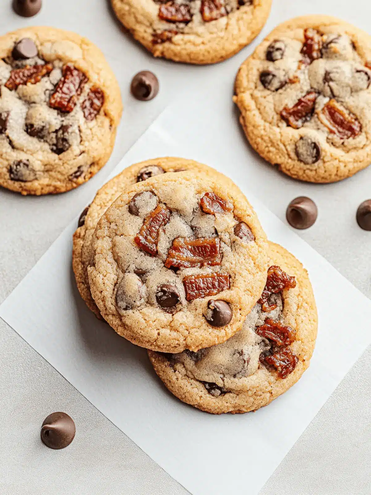 Maple Bacon Chocolate Chip Cookies: Sweet & Savory Bliss 4 Maple Bacon Chocolate Chip Cookies