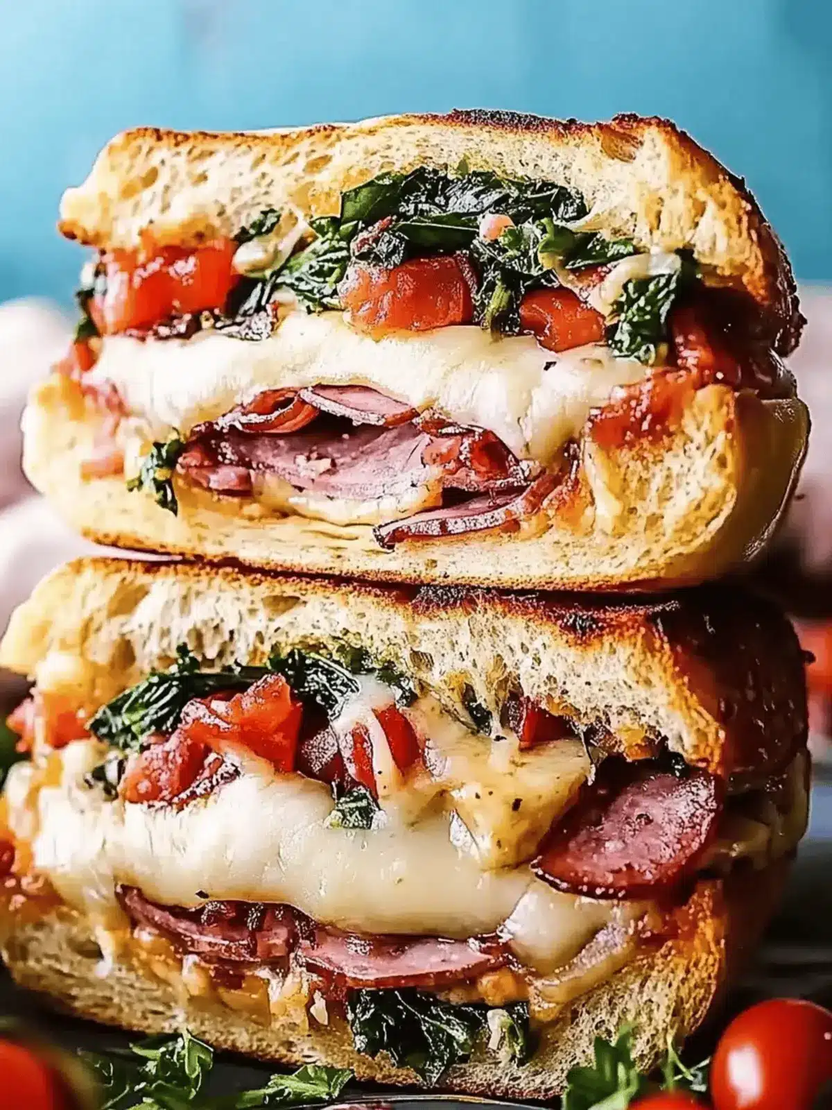 Transform Holiday Leftovers with a Muffuletta Bread Bowl 3 Christmas Leftovers Bread Bowl Sandwich Muffuletta