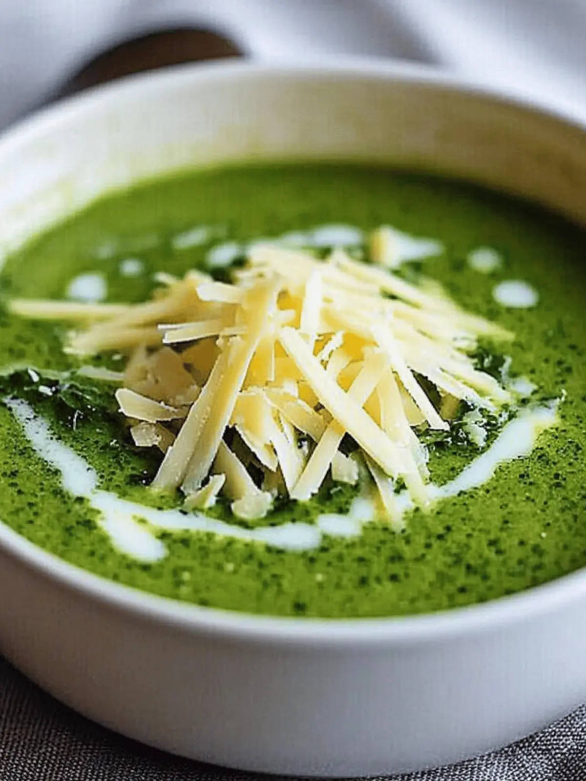 Creamy Spinach Soup with Gruyere for Ultimate Comfort 4 Spinach Soup with Gruyere