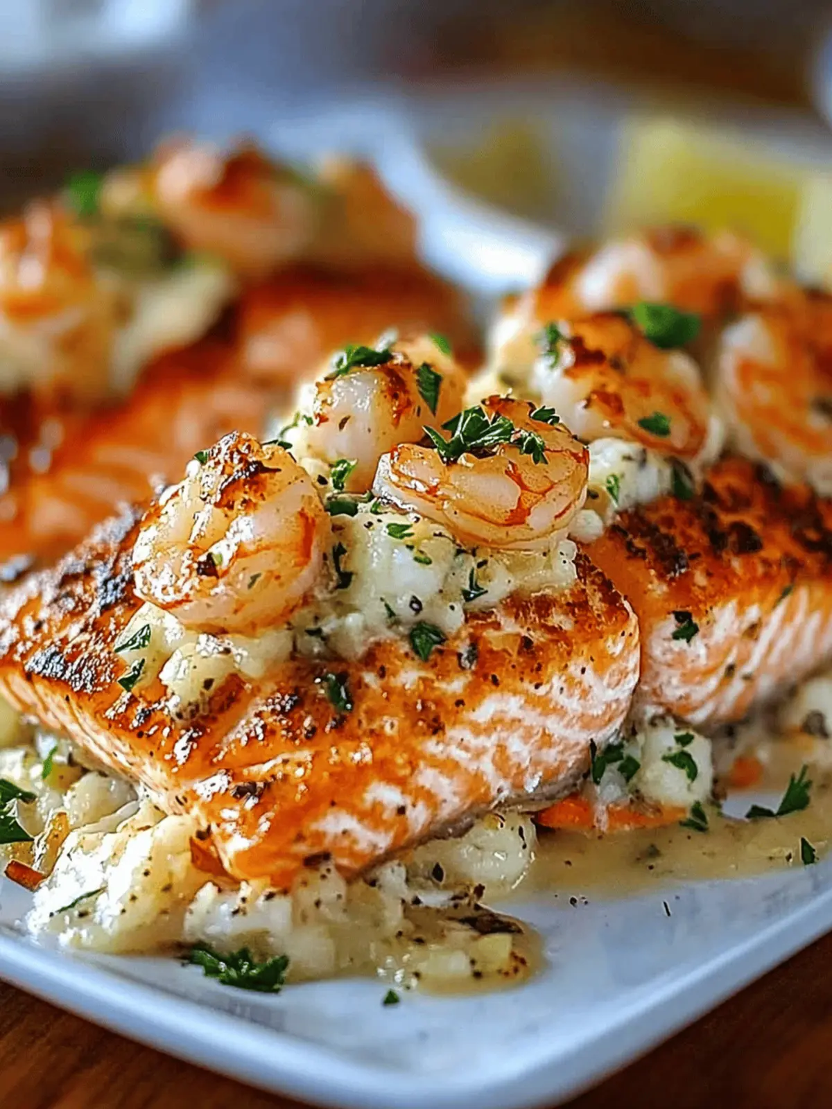 Elegant Crab Shrimp Stuffed Salmon for a Fancy Dinner Delight 3 Elegant Crab Shrimp Stuffed Salmon