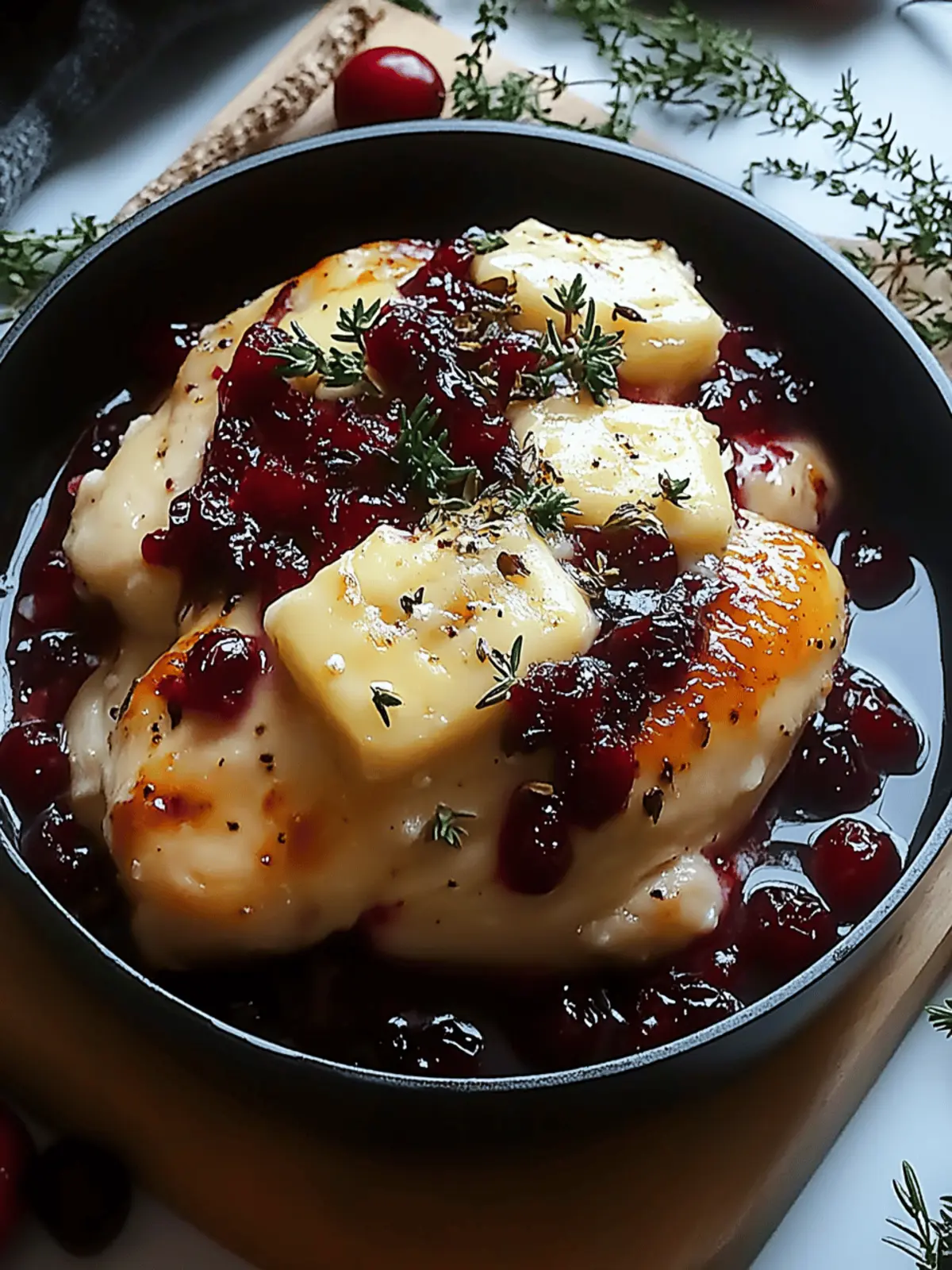 Cranberry Brie Stuffed Chicken for Unforgettable Holiday Dinners 4 Cranberry Brie Stuffed Chicken
