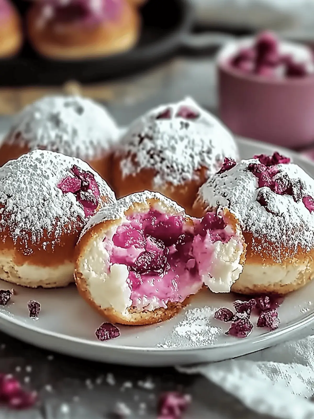Rhubarb Cheesecake Bombs: A Sweet, Tangy Delight You’ll Love 5 Rhubarb Cheesecake Bombs