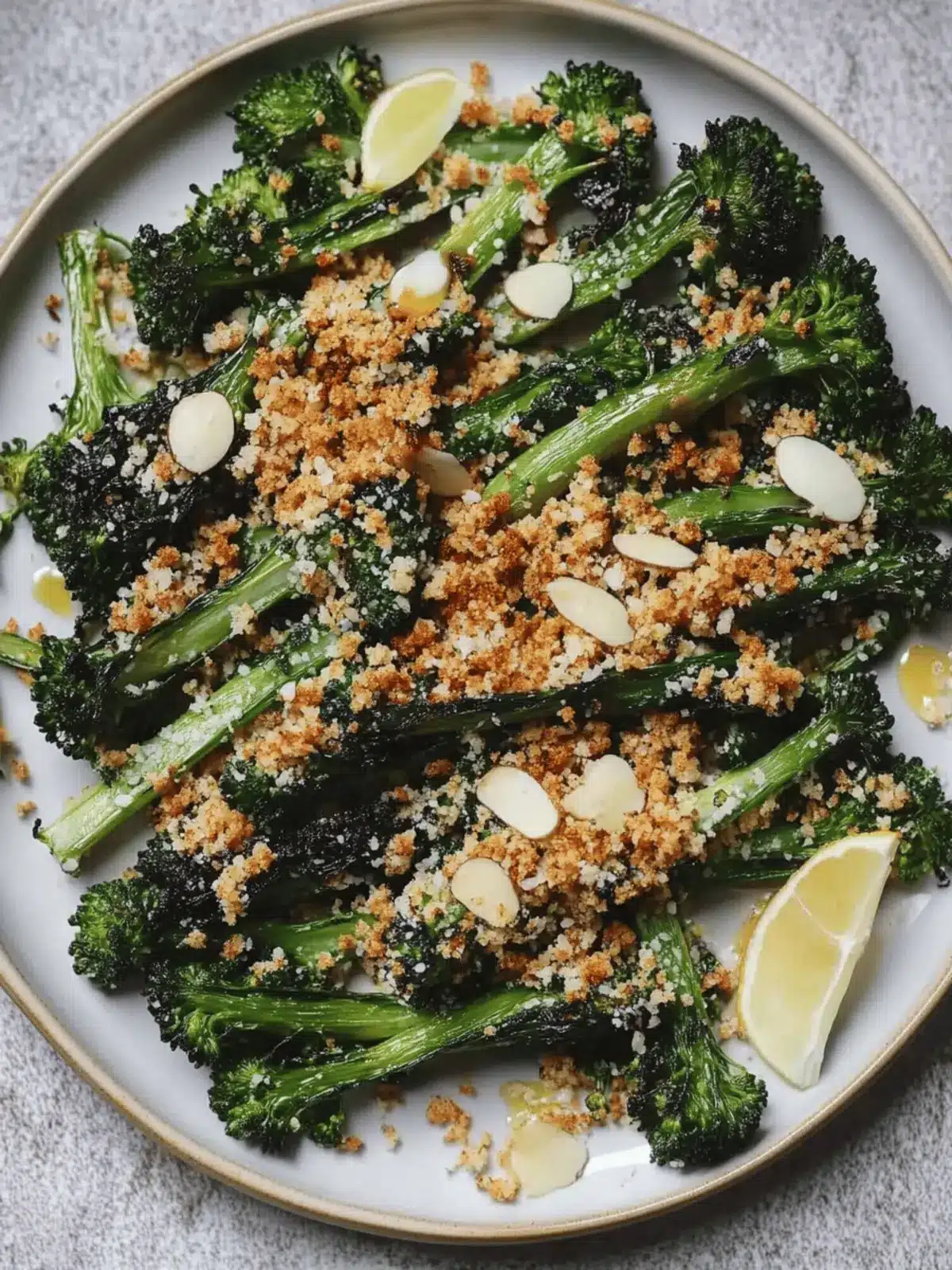 Savory Roasted Broccolini with Garlicky Breadcrumbs Bliss 2 Roasted Broccolini with Garlicky Breadcrumbs