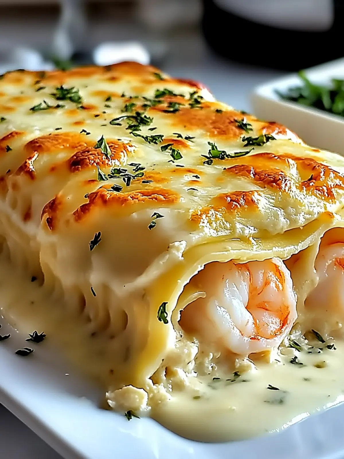 Shrimp & Crab Alfredo Lasagna Roll-Ups: A Cozy Culinary Delight 3 Shrimp & Crab Alfredo Lasagna Roll