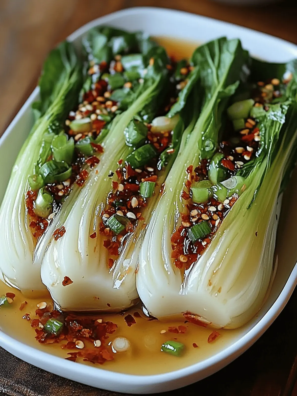 Quick Bok Choy with Ginger Chili Sauce for a Zesty Weeknight Meal 2 Quick Bok Choy with Ginger Chili Sauce