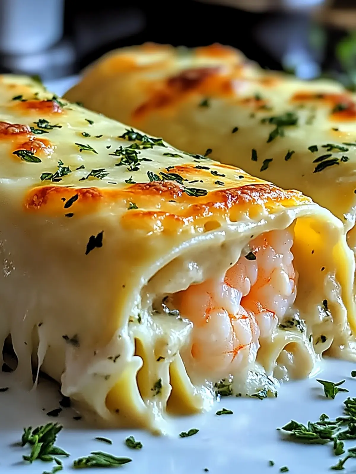 Shrimp & Crab Alfredo Lasagna Roll-Ups: A Cozy Culinary Delight 5 Shrimp & Crab Alfredo Lasagna Roll
