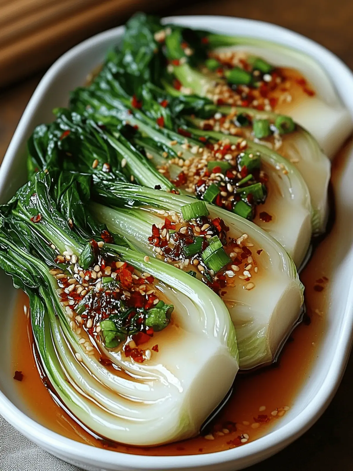 Quick Bok Choy with Ginger Chili Sauce for a Zesty Weeknight Meal 5 Quick Bok Choy with Ginger Chili Sauce