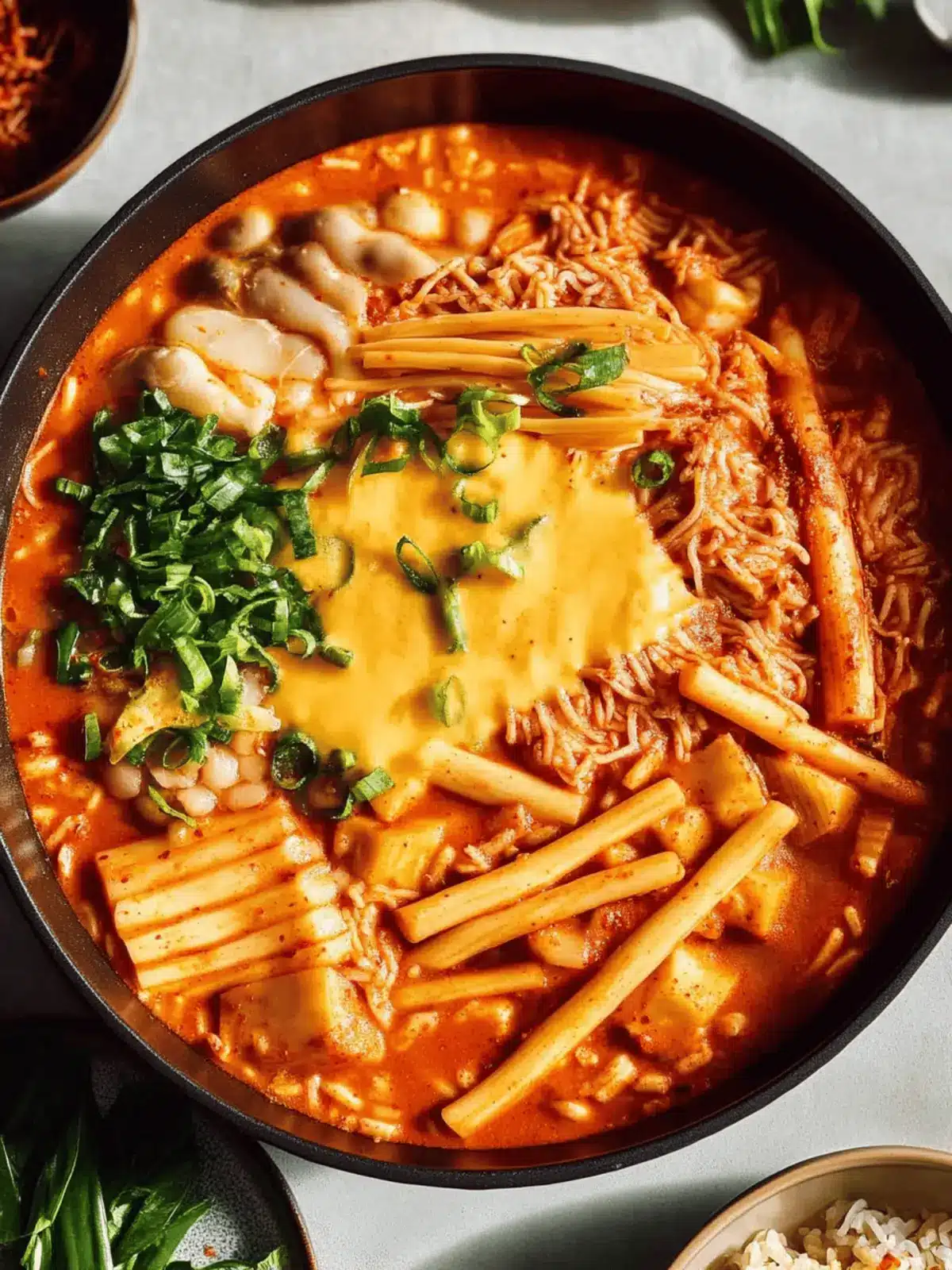 Soul-Warming Budae Jjigae (Korean Army Stew) for Cozy Nights 5 Budae Jjigae (Korean Army Stew)