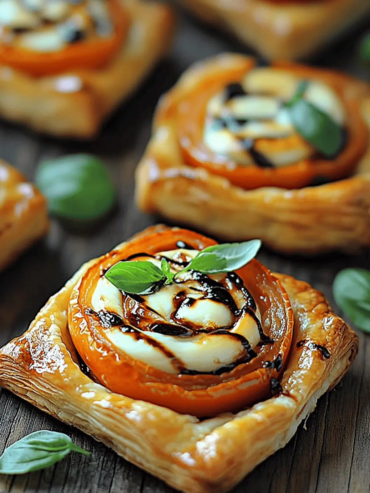 Delicious Tomato Mozzarella Puff Pastry Tarts You’ll Love 5 Tomato Mozzarella Puff Pastry Tarts
