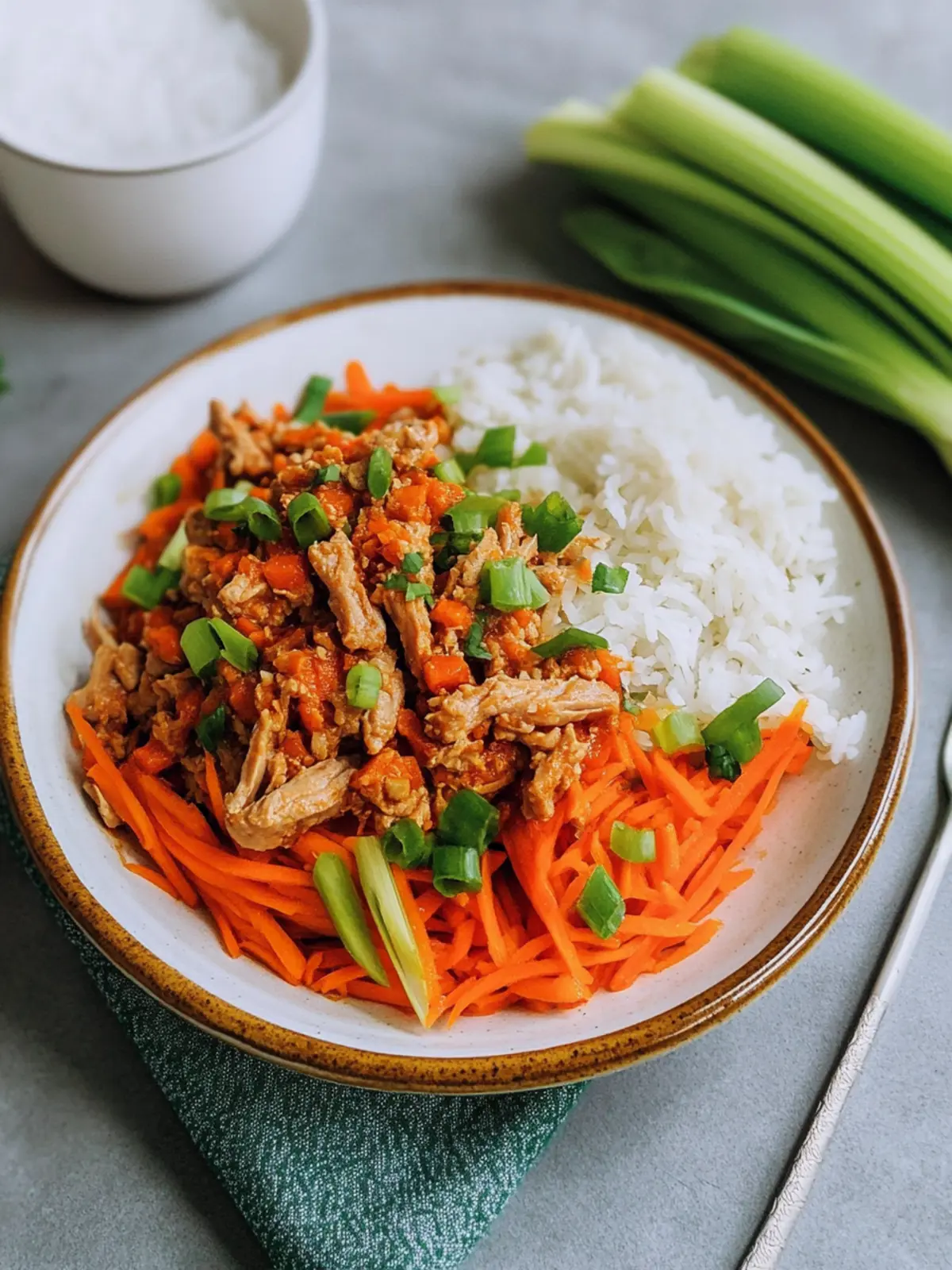 Delicious Pork Ginger Carrot Bowls in One Quick Pan 5 Pork Ginger Carrot Bowls