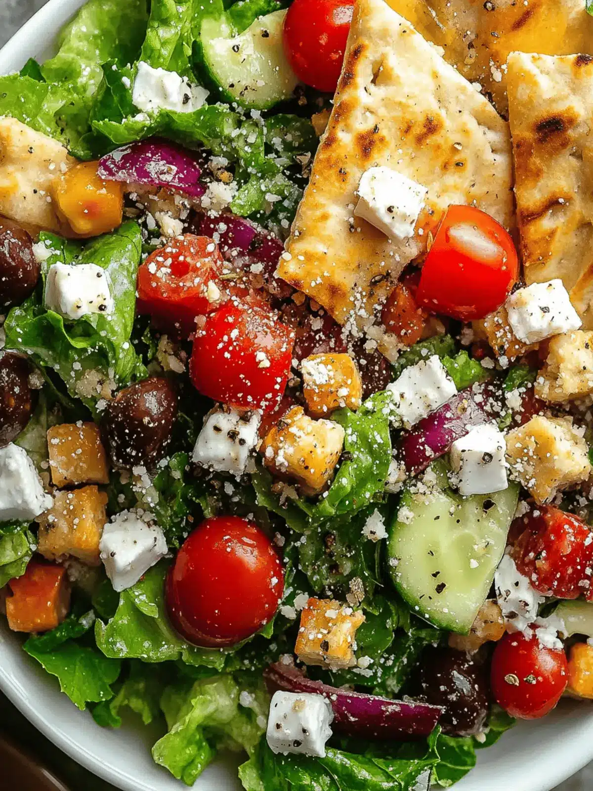 Crunchy Mediterranean Chopped Salad with Pita Dust Bliss 3 Crunchy Mediterranean Chopped Salad with Pita Dust