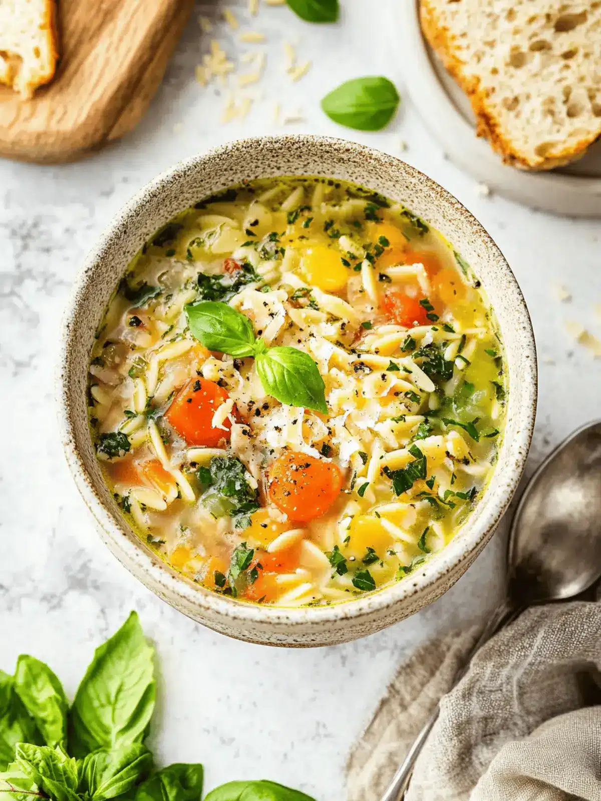 Delicious Mediterranean Orzo Soup to Brighten Your Day 3 Mediterranean Orzo Soup