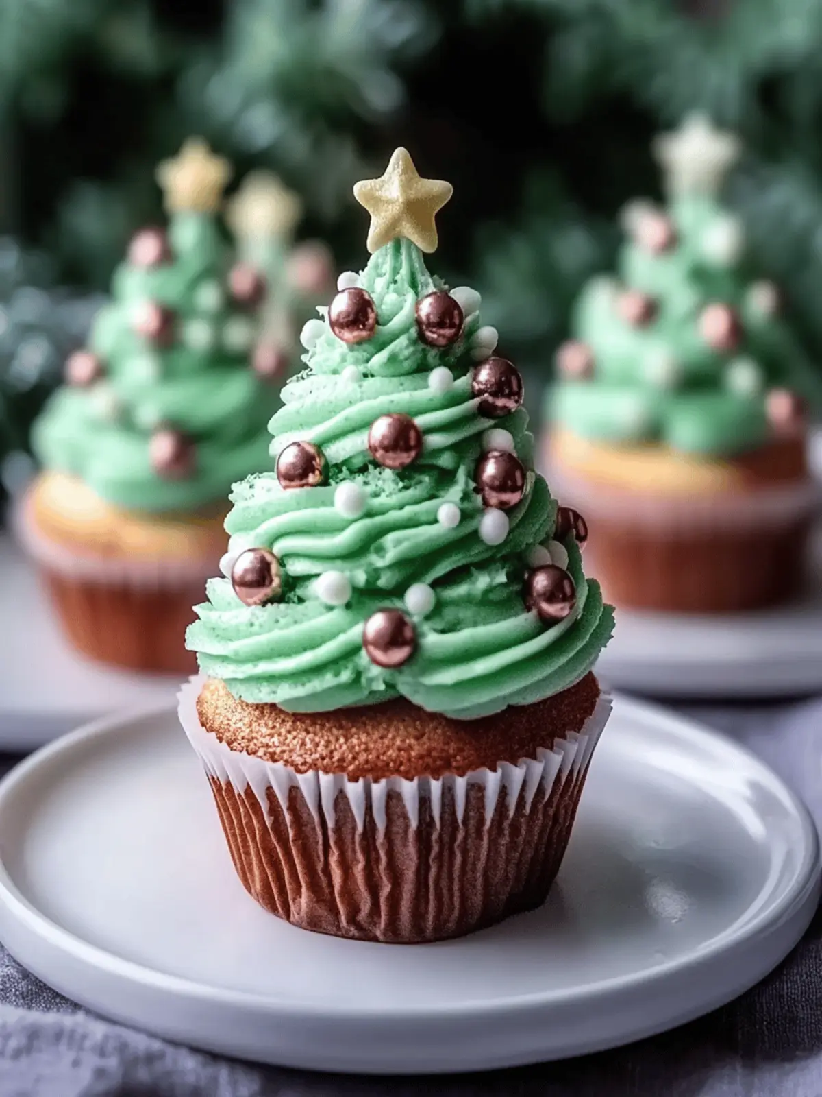 Delightful Christmas Tree Cupcakes to Spark Holiday Joy 4 Christmas Tree Cupcake