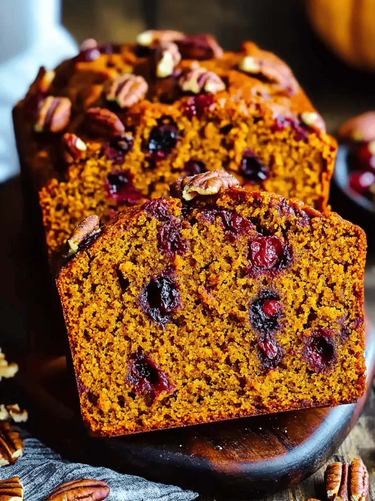 Cranberry Pecan Pumpkin Bread for a Cozy Fall Treat 4 Cranberry Pecan Pumpkin Bread