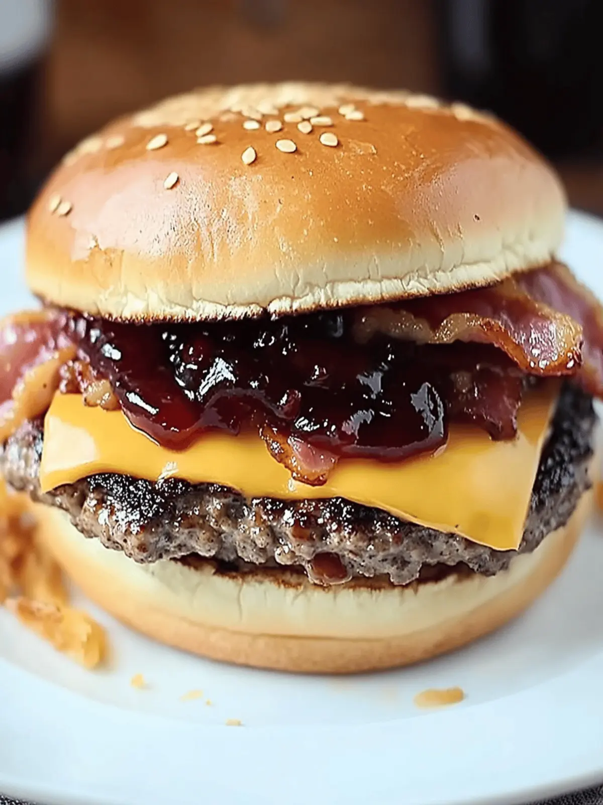 Savory Peanut Butter & Jelly Bacon Cheeseburger You’ll Crave 5 Peanut Butter & Jelly Bacon Cheeseburger