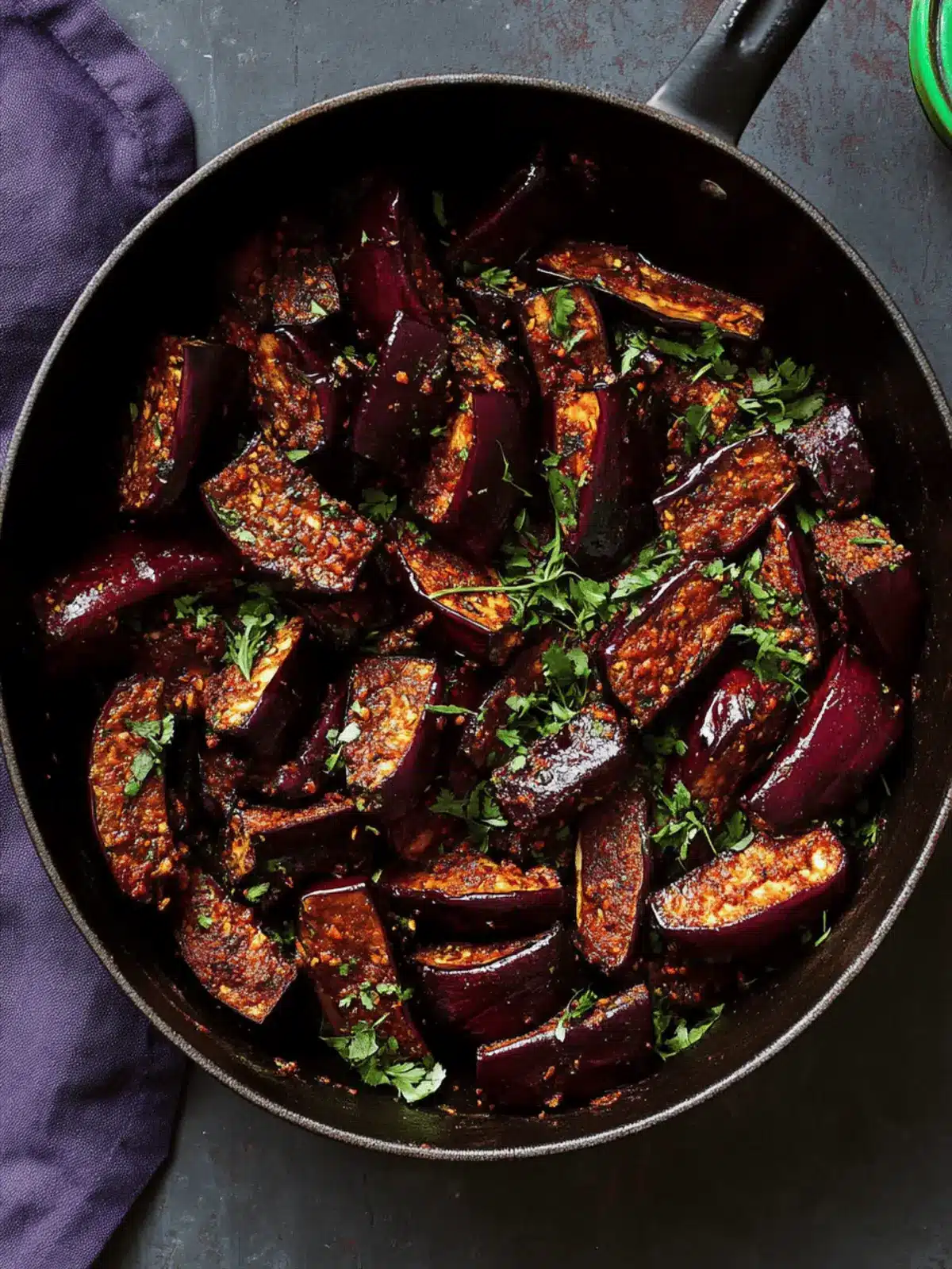 Crispy Malabar Eggplant with Spiced Coconut Sauce Delight 3 Malabar Eggplant