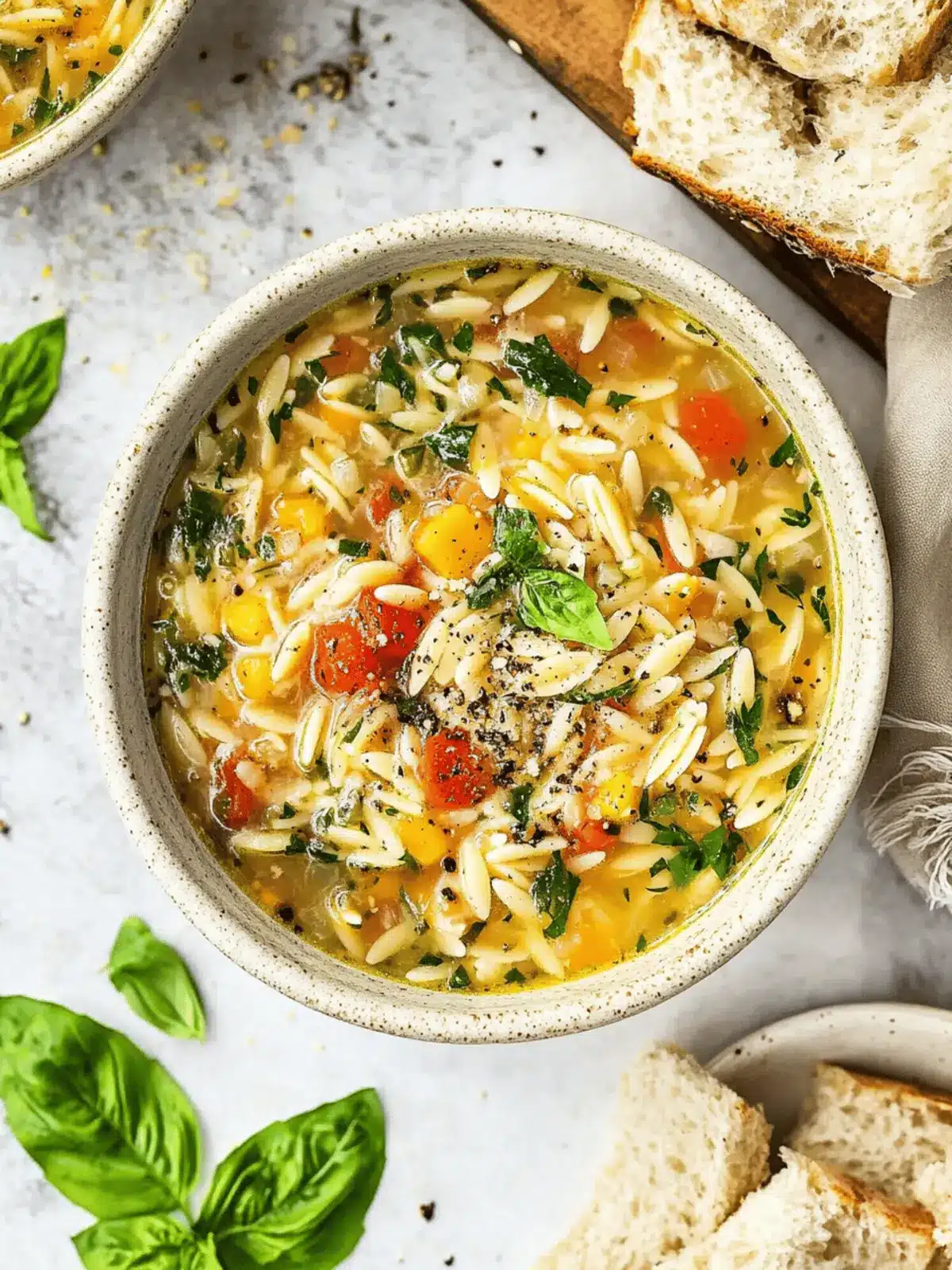 Delicious Mediterranean Orzo Soup to Brighten Your Day 5 Mediterranean Orzo Soup