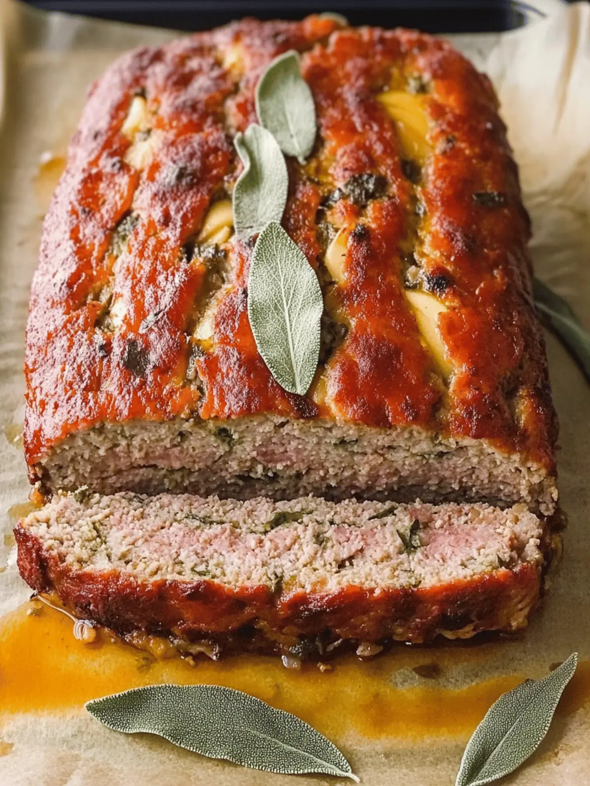 Savory Pork, Apple and Sage Meatloaf for Cozy Nights 2 Pork, Apple and Sage Meatloaf