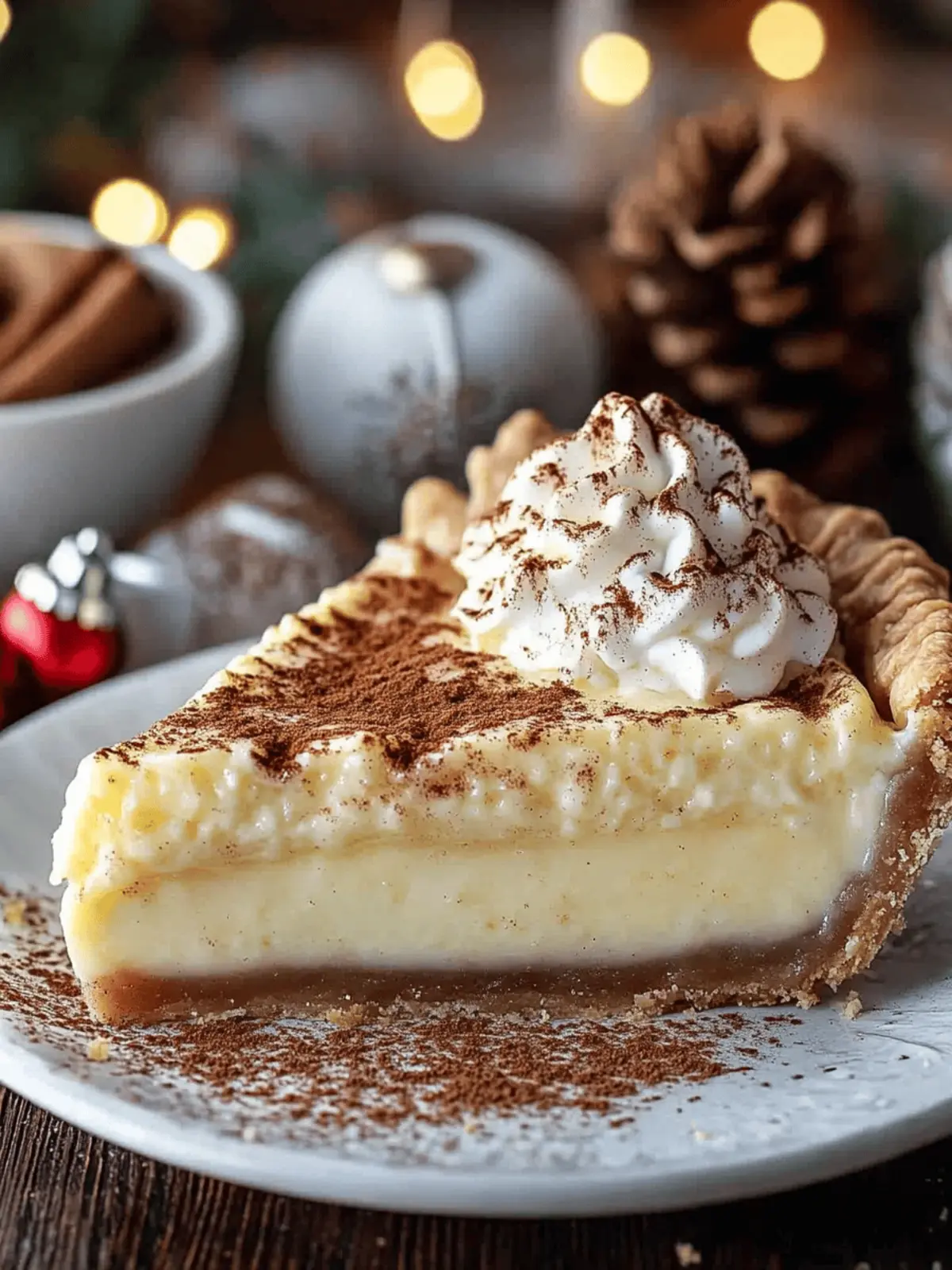 Cozy Up with Christmas Eve Cinnamon-Vanilla Custard Pie 5 Christmas Eve Cinnamon-Vanilla Custard Pie
