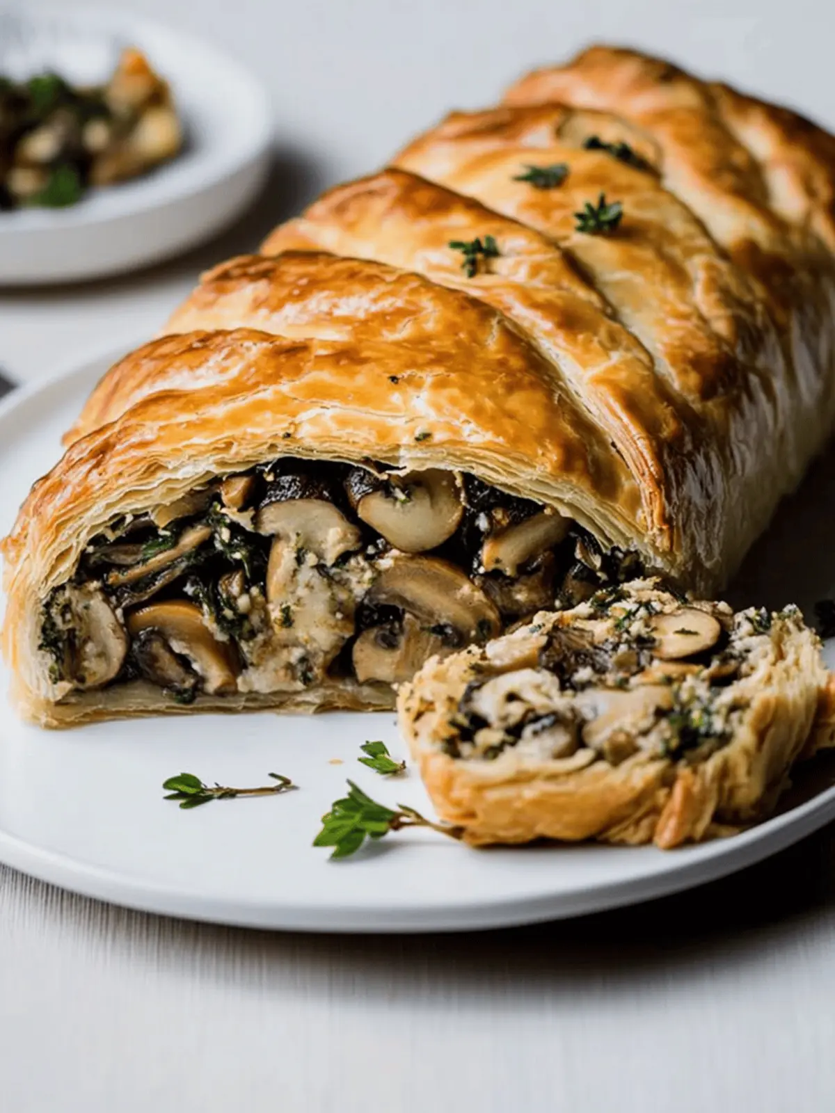 Vegan Mushroom Wellington: A Flaky Holiday Delight 5 Vegan Mushroom Wellington