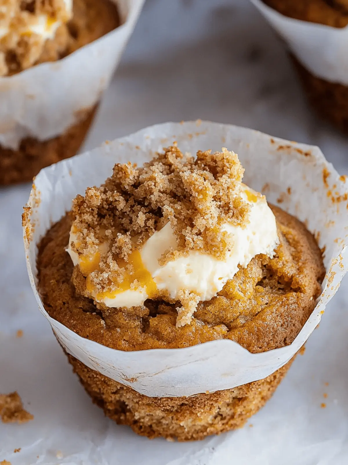 Pumpkin Cream Cheese Muffins with Crumble That Outsmart Starbucks 3 Pumpkin Cream Cheese Muffins with Crumble