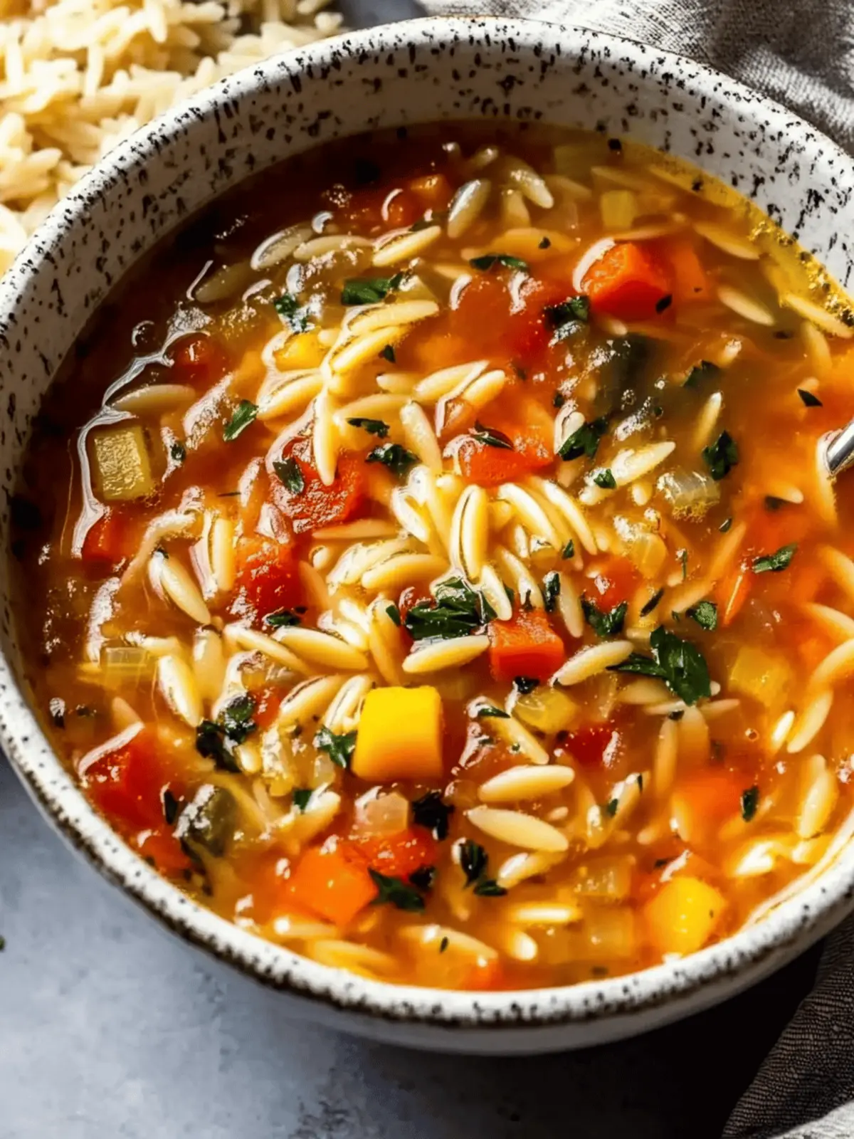 Hearty Vegetable Orzo Soup: A Quick, Customizable Delight 4 Vegetable Orzo Soup
