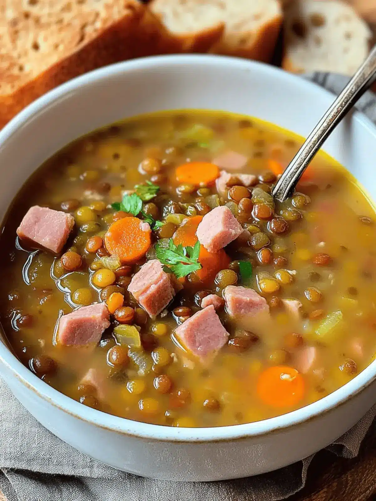 Comforting Ham and Lentil Soup: Your Cozy One-Pot Meal 4 Ham and Lentil Soup