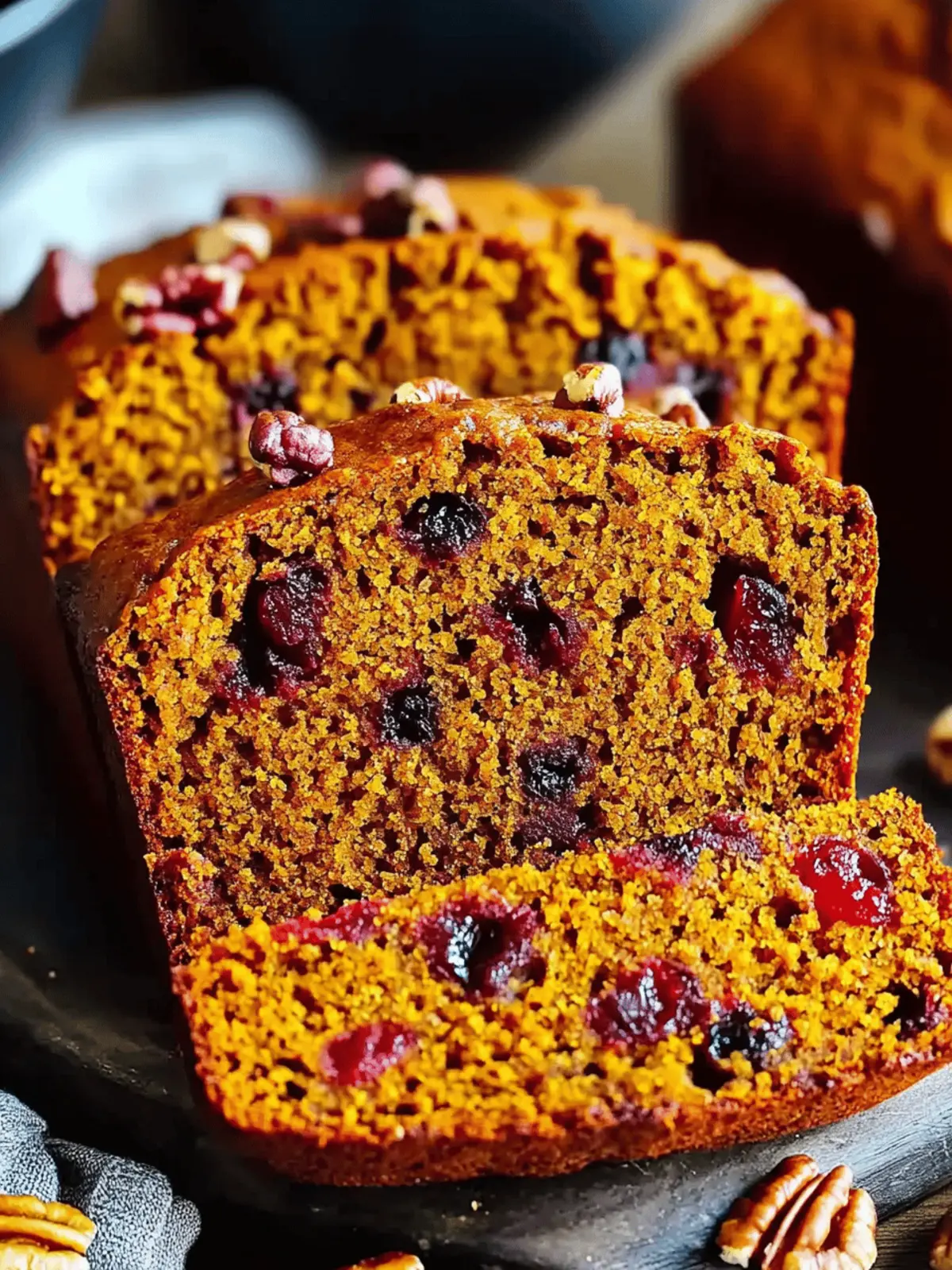 Cranberry Pecan Pumpkin Bread for a Cozy Fall Treat 2 Cranberry Pecan Pumpkin Bread