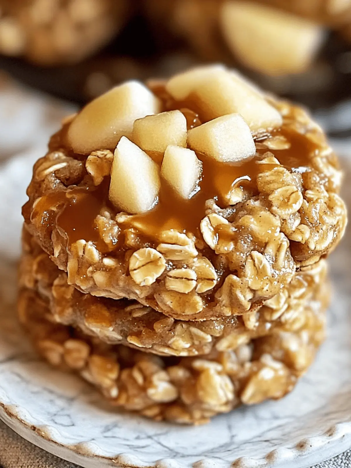 Irresistible Caramel Apple Oatmeal Cookies for Fall Cravings 5 Caramel Apple Oatmeal Cookies